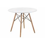 Стол деревянный Table 80 white / wood | Интернет магазин мебели и декора LifeDekor