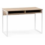 Стол Леон Лофт дуб делано светлый / матовый белый | Интернет магазин мебели и декора LifeDekor