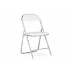 Стул Fold 1 складной white / chrome | Интернет магазин мебели и декора LifeDekor