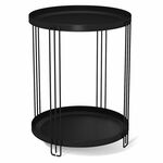 Столик журнальный SHT-CT31 чёрный муар | Интернет магазин мебели и декора LifeDekor