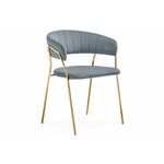 Стул Kamelia 1 gray / gold | Интернет магазин мебели и декора LifeDekor
