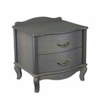 Прикроватная тумбочка Джульетта 2 ящика  (Серый ясень) Ls | Интернет магазин мебели и декора LifeDekor