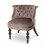 Кресло Бархат (темный тон / 15 - коричневый) | Интернет магазин мебели и декора LifeDekor