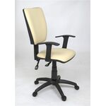 Кресло Нота new Т Lux кож/зам (бежевый) | Интернет магазин мебели и декора LifeDekor