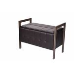 Пуф "Луго" (Леон)  коричневый | Интернет магазин мебели и декора LifeDekor