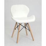 Стул 302 PU/Invar (WHITE-07) | Интернет магазин мебели и декора LifeDekor