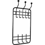 Вешалка настенная ТС-2М (Черный) | Интернет магазин мебели и декора LifeDekor