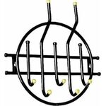 Вешалка настенная Силуэт (Черный) | Интернет магазин мебели и декора LifeDekor