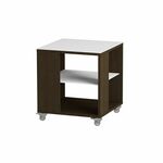 Стол журнальный 732 LS (Венге/Белое стекло) | Интернет магазин мебели и декора LifeDekor