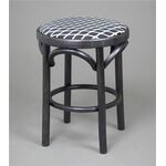 Табурет Венский мягкий (венге, ткань 5 black) | Интернет магазин мебели и декора LifeDekor