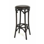 Табурет барный 750 Венский мягкий (венге, экокожа коричневая) | Интернет магазин мебели и декора LifeDekor