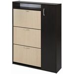 Тумба для обуви Комфорт ШК-3  (Венге-беленый дуб) | Интернет магазин мебели и декора LifeDekor