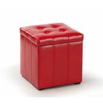 Пуф  ПФ-2 (Парма-2/Красный) | Интернет магазин мебели и декора LifeDekor