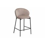 Барный стул Нейл латте / черный | Интернет магазин мебели и декора LifeDekor