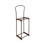 Вешалка для костюма SHT-SUR-4 Sheffilton (коричневый муар/коричневый) | Интернет магазин мебели и декора LifeDekor