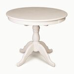 Стол обеденный Круглый-0090 (белая эмаль) | Интернет магазин мебели и декора LifeDekor