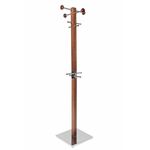 Вешалка напольная "Карина-2" (орех/хром) | Интернет магазин мебели и декора LifeDekor