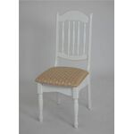 Стул Арфа (массив березы/ткань) Белый | Интернет магазин мебели и декора LifeDekor