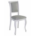 Стул Дионис (Белый/ ткань Santa Izumrud) | Интернет магазин мебели и декора LifeDekor