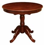 Стол Круглый (Махагон / массив березы, Шпон) | Интернет магазин мебели и декора LifeDekor