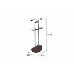 Вешалка костюмная ГАЛАНТ 333 металлик/темно-коричневый | Интернет магазин мебели и декора LifeDekor