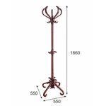 Вешалка напольная В 10Н махагон | Интернет магазин мебели и декора LifeDekor