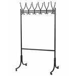 Вешалка напольная на колесах М 11 чёрный | Интернет магазин мебели и декора LifeDekor