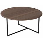 Стол журнальный Маджоре акация/чёрный | Интернет магазин мебели и декора LifeDekor