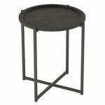 Стол журнальный Бьерн черный лофт/черный | Интернет магазин мебели и декора LifeDekor