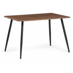 Стол деревянный Кангас 120х80х77 орех кантри / черный | Интернет магазин мебели и декора LifeDekor