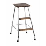 Стул-стремянка (хром/орех) | Интернет магазин мебели и декора LifeDekor