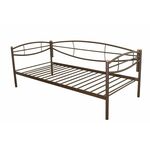 Кушетка Аура (90х200/металлическое основание) Коричневый бархат | Интернет магазин мебели и декора LifeDekor