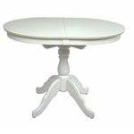 Стол обеденный Овальный-0110 (белая эмаль) | Интернет магазин мебели и декора LifeDekor