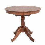 Стол обеденный Круглый-0090 (средний тон) | Интернет магазин мебели и декора LifeDekor