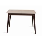 Стол Рэй-1030 прямоугольный  (темный тон / слоновая кость 9001) | Интернет магазин мебели и декора LifeDekor