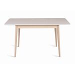 Стол прямоугольный Рэй-1200 (беленый дуб / белая эмаль) | Интернет магазин мебели и декора LifeDekor