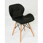 Стул 302 PU/Invar (BLACK) | Интернет магазин мебели и декора LifeDekor