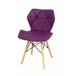 Стул S-879MT (PU PURPLE 1010) | Интернет магазин мебели и декора LifeDekor