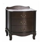Тумбочка прикроватная "Джульетта" 3 ящ. (венге) Вис | Интернет магазин мебели и декора LifeDekor