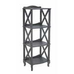 Этажерка-стеллаж "Джульетта"-3 (серый ясень ) Вис | Интернет магазин мебели и декора LifeDekor