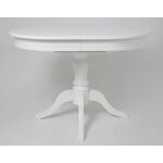 Стол обеденный овальный раздвижной Ларго Белый | Интернет магазин мебели и декора LifeDekor