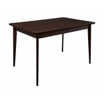 Стол Рэй-1200 (темный тон / темный тон) обеденный прямоугольный раздвижной | Интернет магазин мебели и декора LifeDekor
