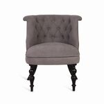 Кресло Бархат (венге / RS15 - серый) | Интернет магазин мебели и декора LifeDekor