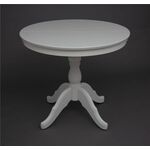 Стол обеденный Круглый-0090 (слоновая кость 9001) | Интернет магазин мебели и декора LifeDekor