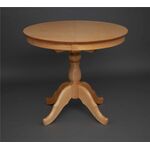 Стол обеденный Круглый-0090 (светлый тон) | Интернет магазин мебели и декора LifeDekor