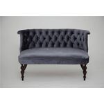 Диван Бархат (темный тон / 36 - голубовато-серый) | Интернет магазин мебели и декора LifeDekor