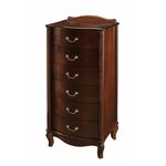 Комод "Джульетта" узкий 6 ящ. (орех ) Вис | Интернет магазин мебели и декора LifeDekor