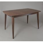 Стол обеденный прямоугольный Одиссей-1 (Темный орех/шпон дуб) | Интернет магазин мебели и декора LifeDekor