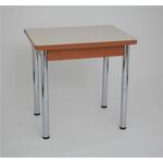 Стол 831-ЛС (Итальянская мозайка 4051/ЛДСП+кромка ольха/ноги хром) | Интернет магазин мебели и декора LifeDekor