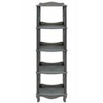 Этажерка-стеллаж "Джульетта"-4 (серый ясень) Вис | Интернет магазин мебели и декора LifeDekor